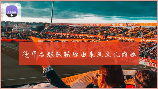 德甲各球队昵称由来及文化内涵